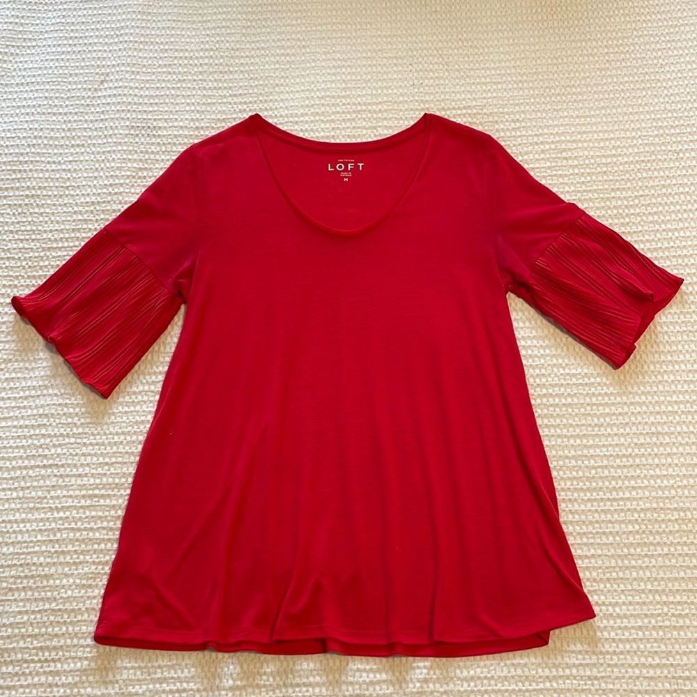 Cherry Red Blouse